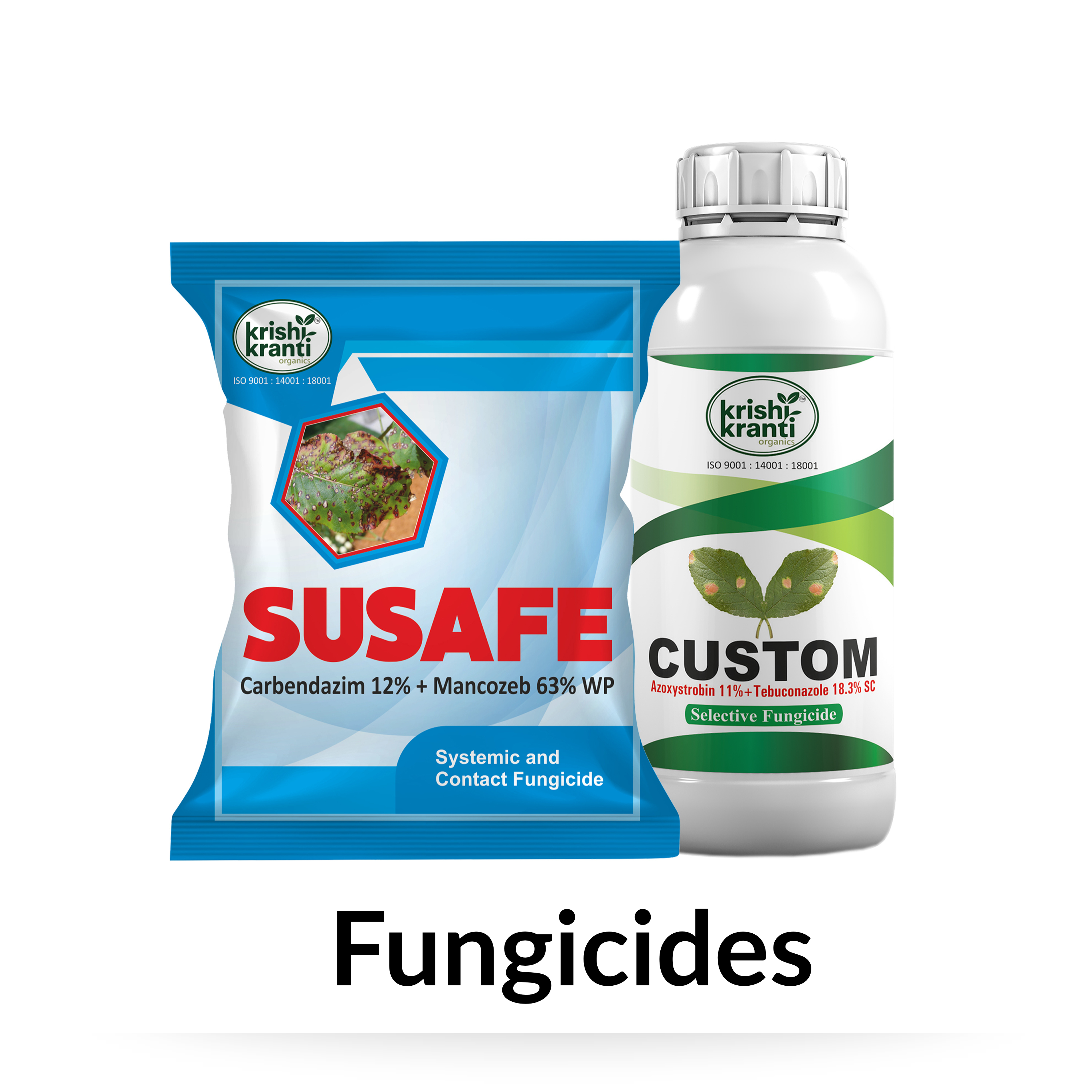 Krishi Kranti Susafe and Custom fungicide products for fungicides collection
