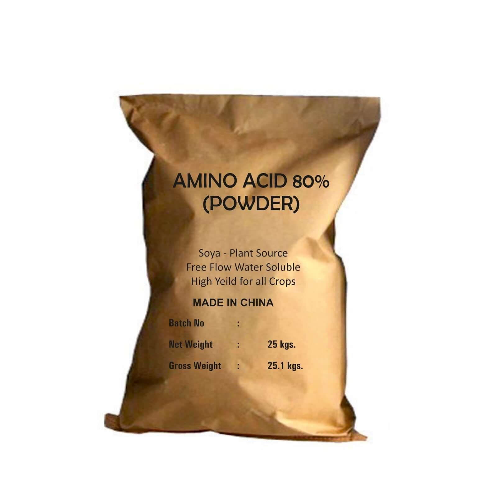 Amino Acid 80% Powder Fertilizer for Crops