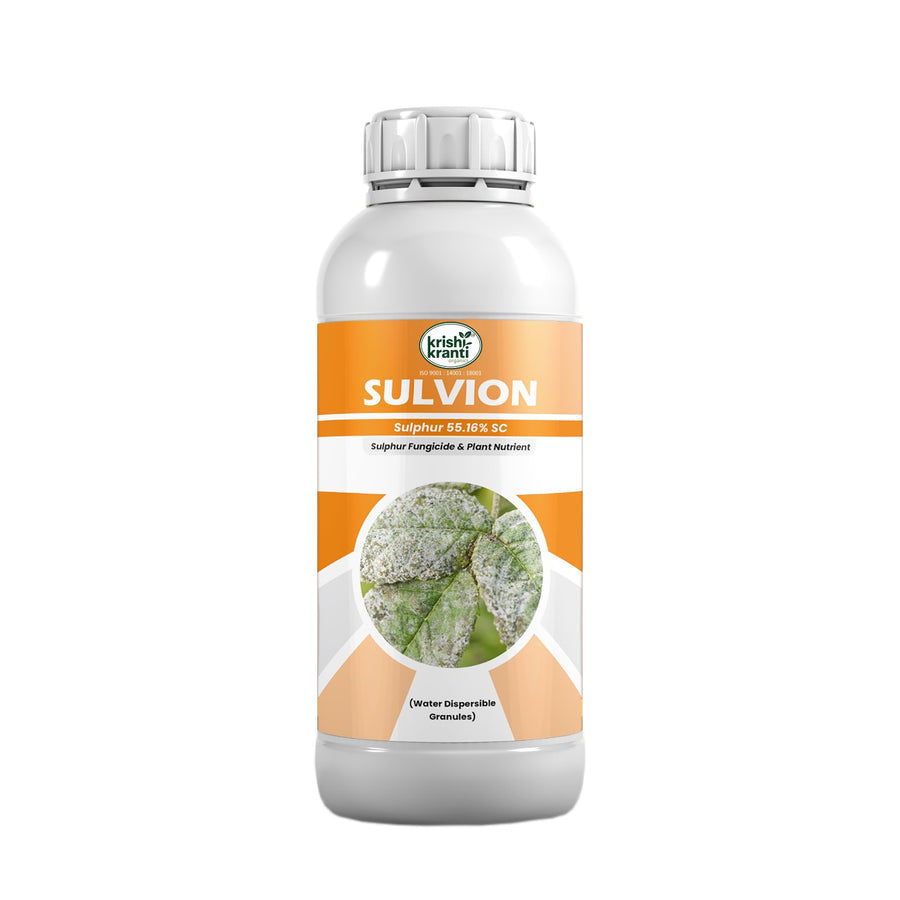 Krishikranti Sulvion | Sulphur 55.16% SC | Chemical Fungicide