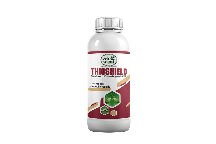 Krishikranti Thioshield Thiamethoxam 12.6% + Lambda Cyhalothrin 9.5% ZC Insecticide for Sucking & Chewing Pest Control