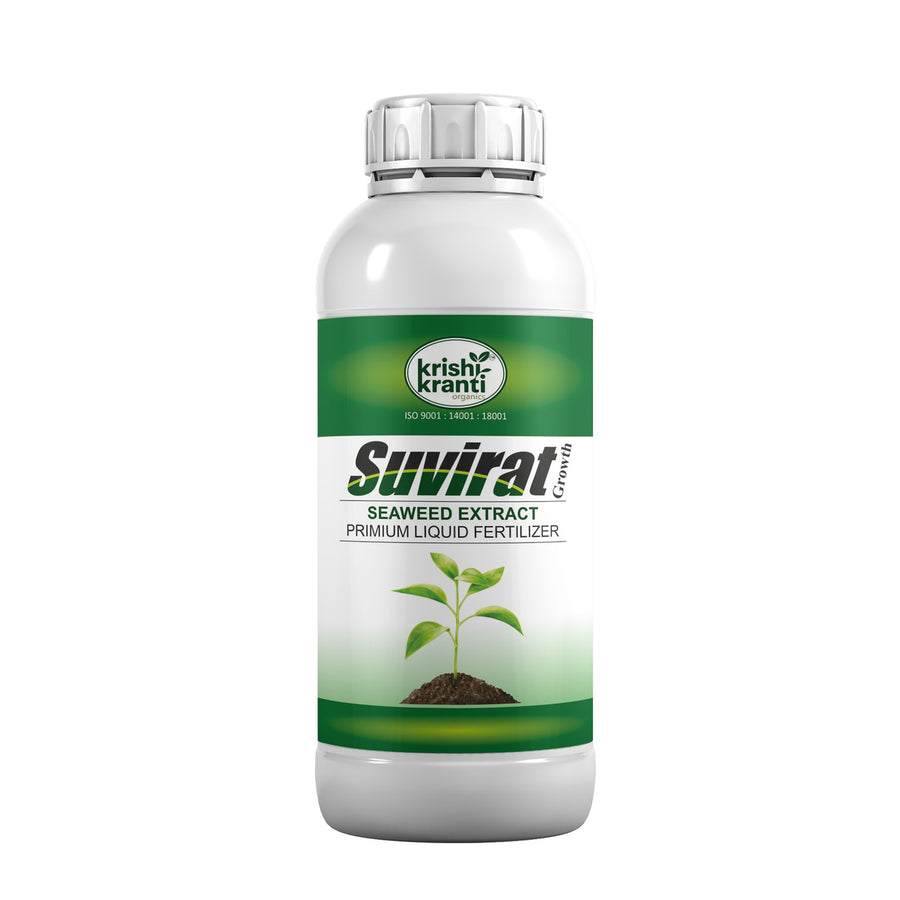 Krishikranti Suvirat Premium Seaweed Extract Liquid Fertilizer for Plants