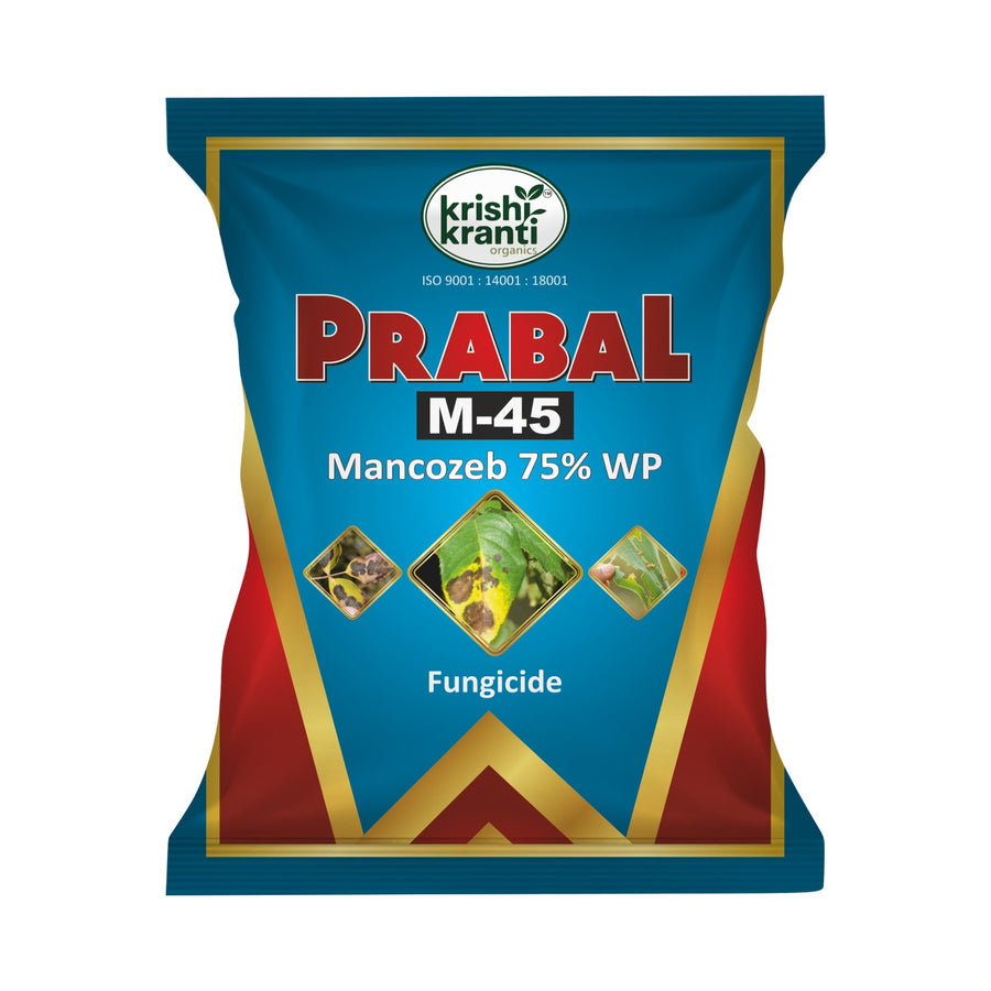 Krishikranti PRABAL-45 Mancozeb 75% WP Fungicide for Broad-Spectrum Disease Control