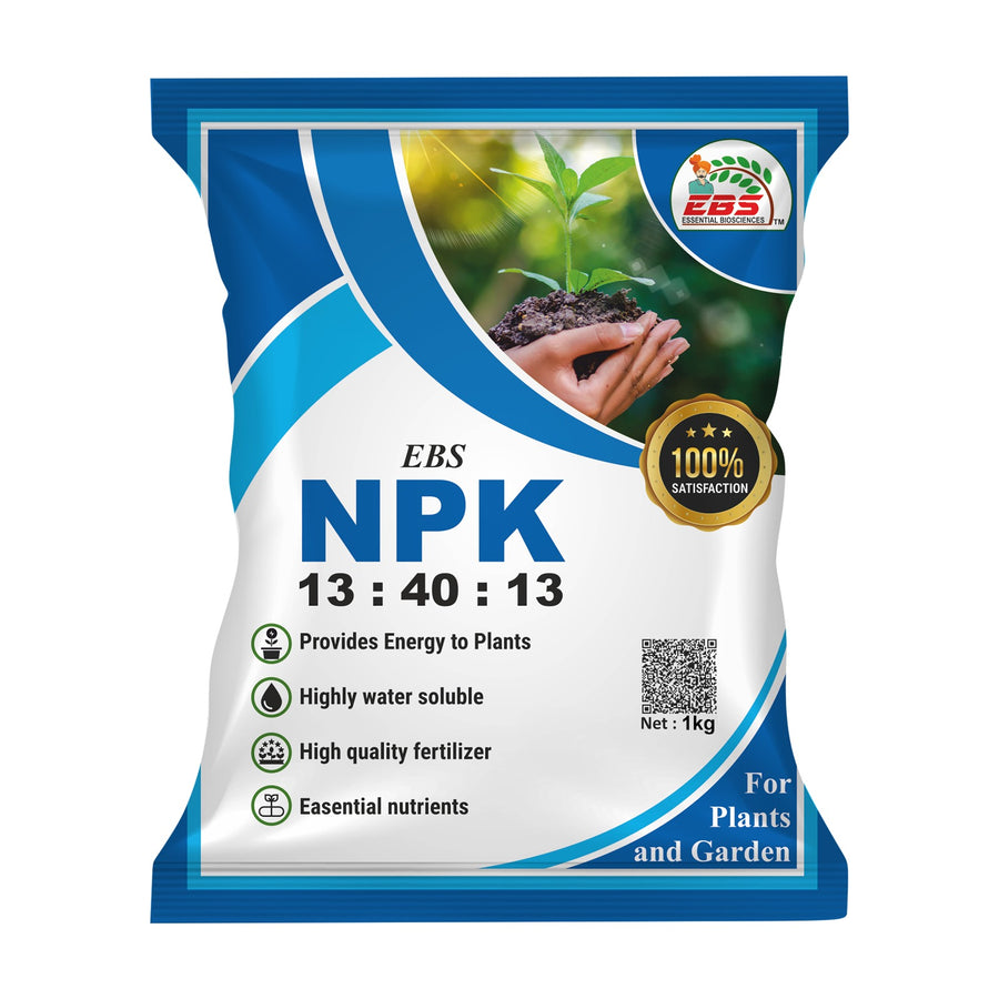 Krishikranti NPK 13:40:13 Water Soluble Fertilizer, Promotes Rapid And Healthy Growth, Increases Crop Yield And Quality