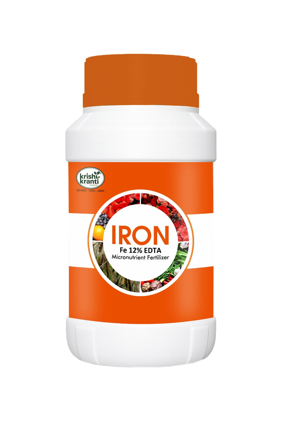 Krishikranti Iron Fe 12% EDTA  Chelated Iron Micronutrient Fertilizer