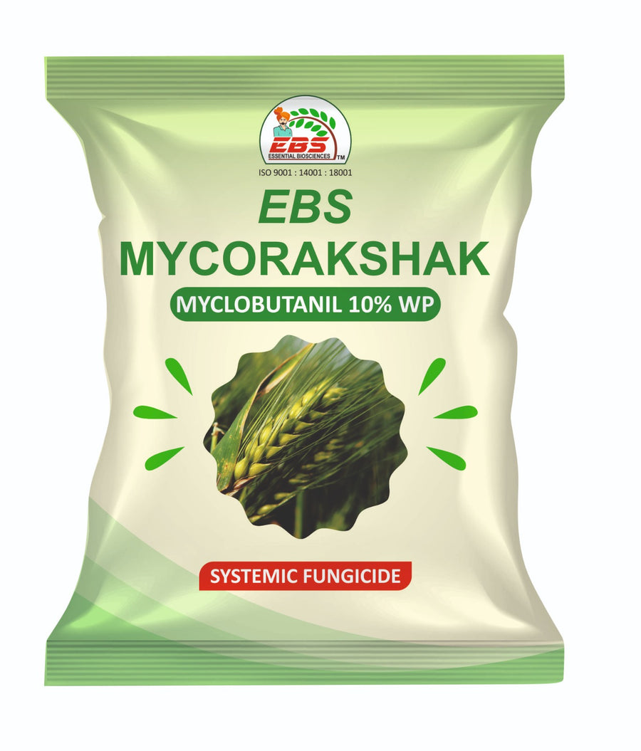 Krishikranti  MYCORAKSHAK Myclobutanil 10% WP Systemic Fungicide, With Broad Spectrum Activity To Fight Fungal Cell