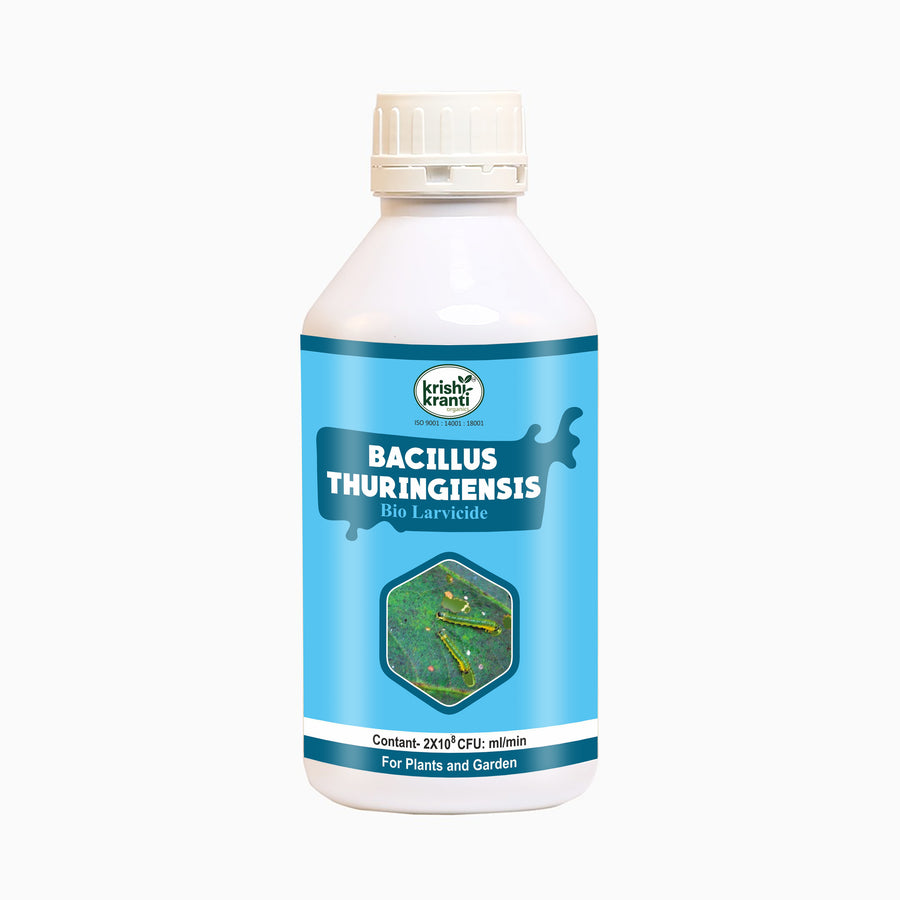 Krishikranti Bacillus Thuringiensis (BT) Bio Larvicide for Caterpillar & Larva Control