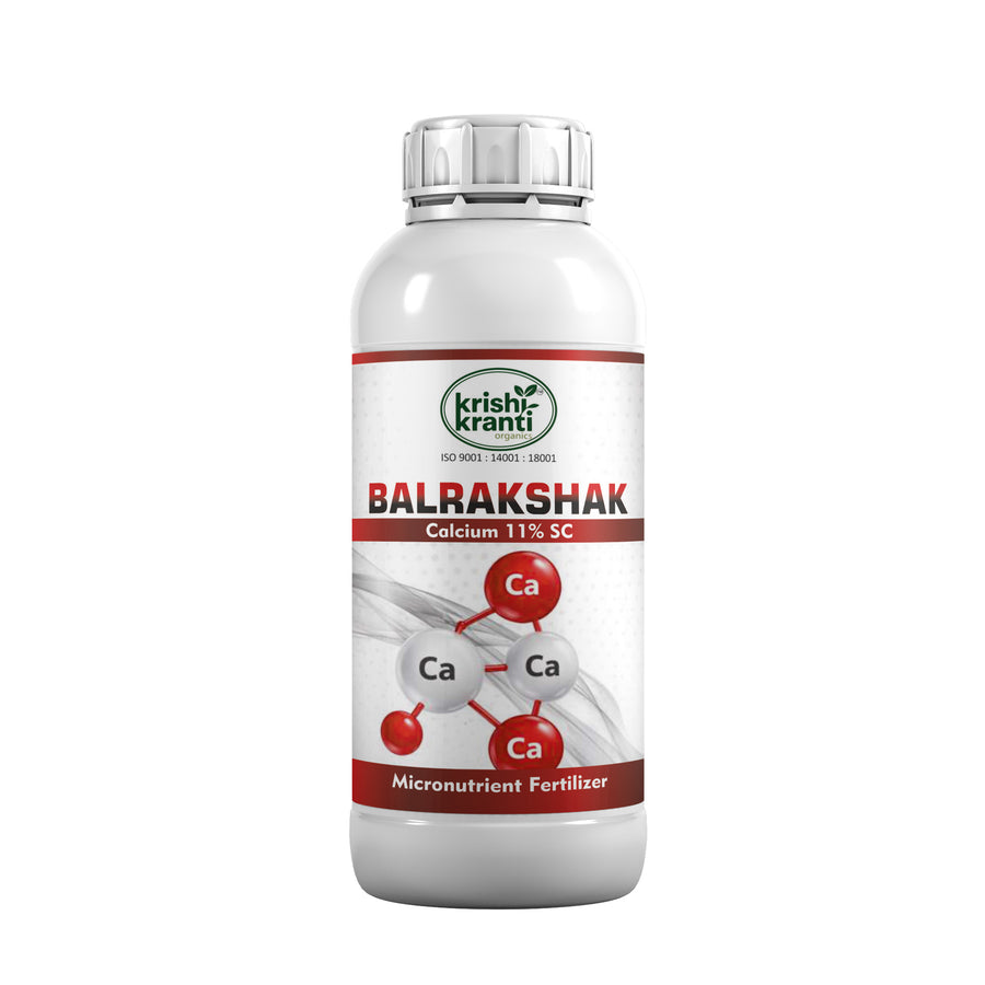 Krishikranti BALRAKSHAK Liquid Calcium-11% SC Micronutrient Fertilizer,