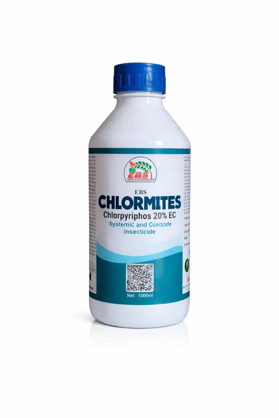 Krishikranti Chlormites Chlorpyriphos 20% EC | Termite, White Grub &amp; Stem Borer Control Insecticide for Cotton, Paddy &amp; Sugarcane
