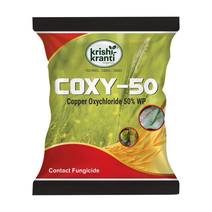 Krishikranti Coxy-50 Copper Oxychloride 50% WP Broad Spectrum Fungicide
