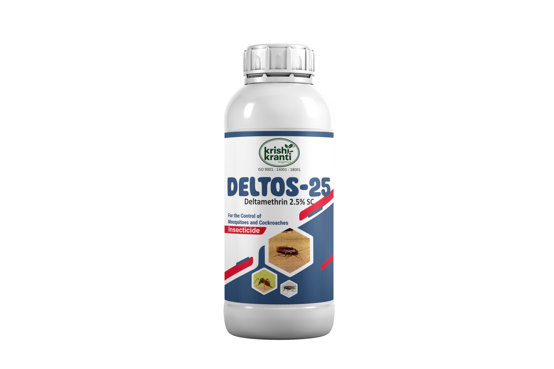 Krishi Kranti Deltos-25 Deltamethrin 2.5% SC insecticide for mosquito and cockroach control