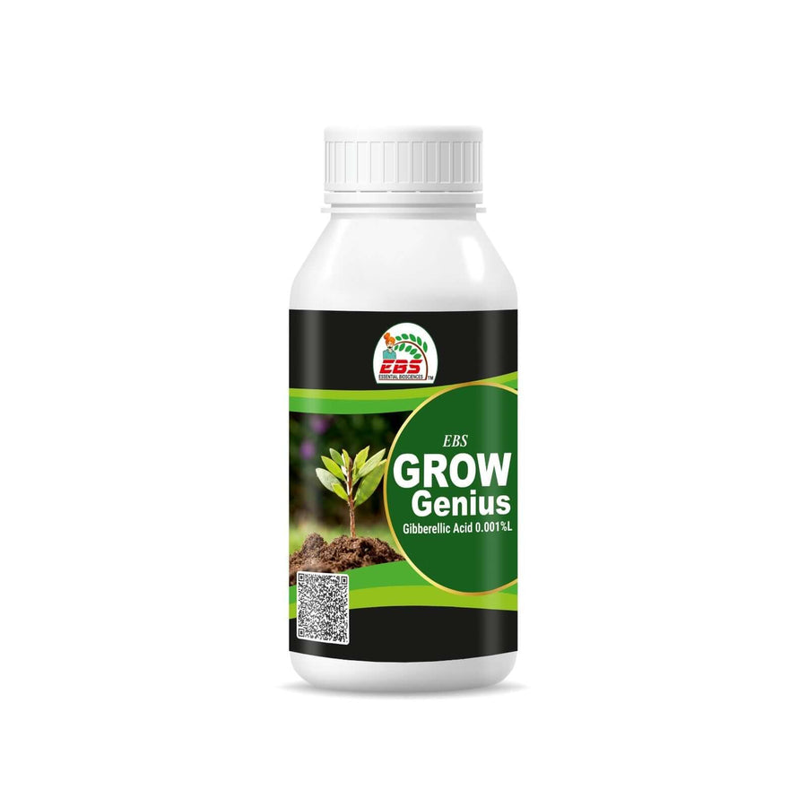 EBS Grow Genius Gibberellic Acid 0.001%L – Plant Growth Booster for Faster Growth & Hig...