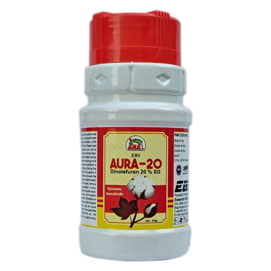 EBS AURA-20 Dinotefuran 20% SG, Systemic And Translaminar Action Insecticides.