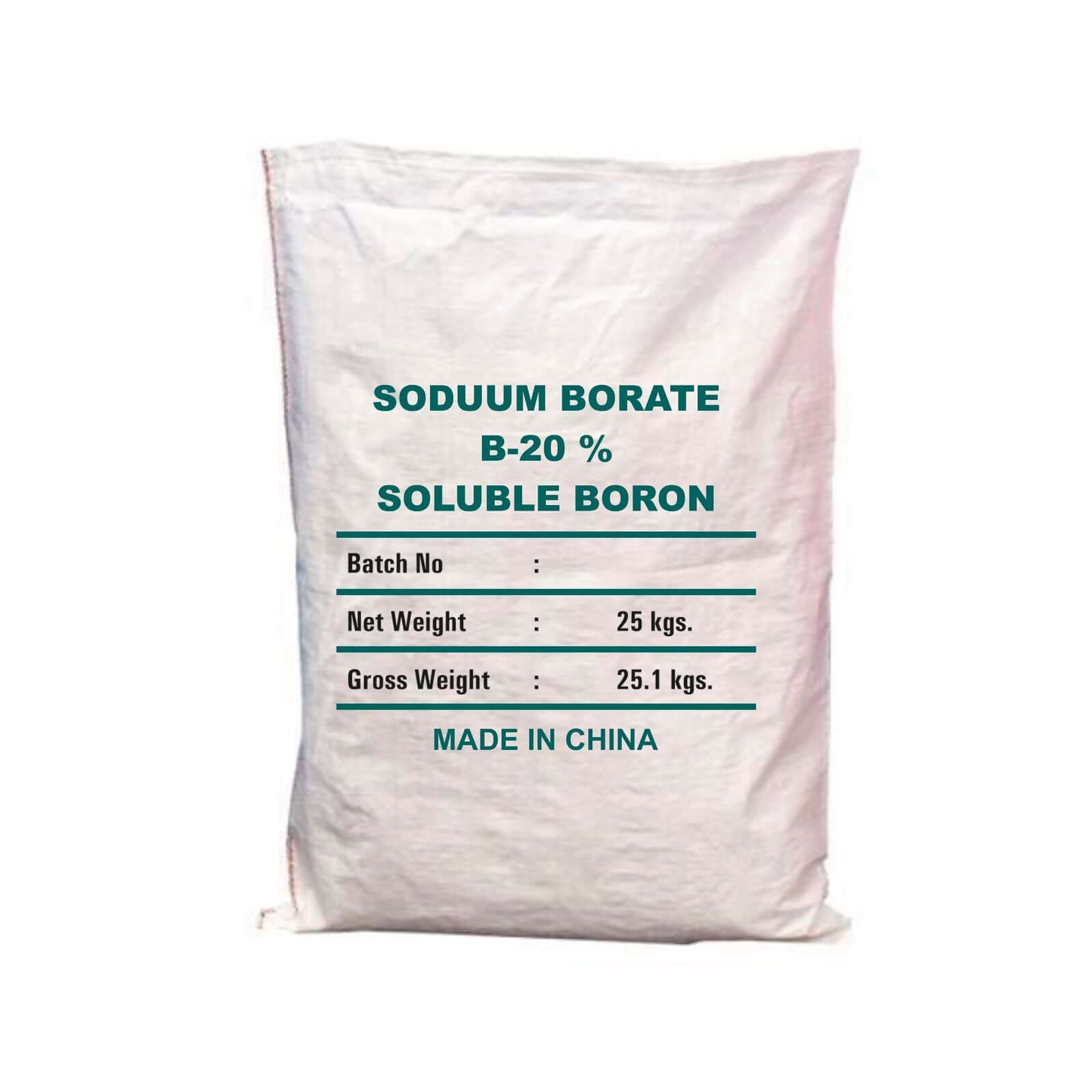 Sodium borate water-soluble fertilizer