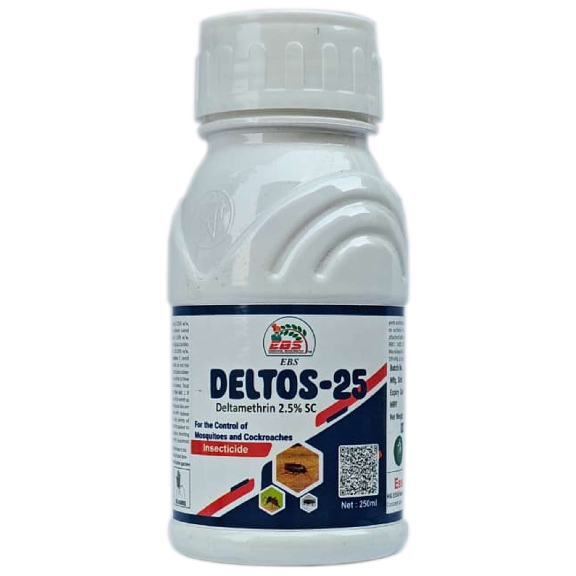 EBS DELTOS-25 Deltamethrin 2.5% SC insecticide bottle