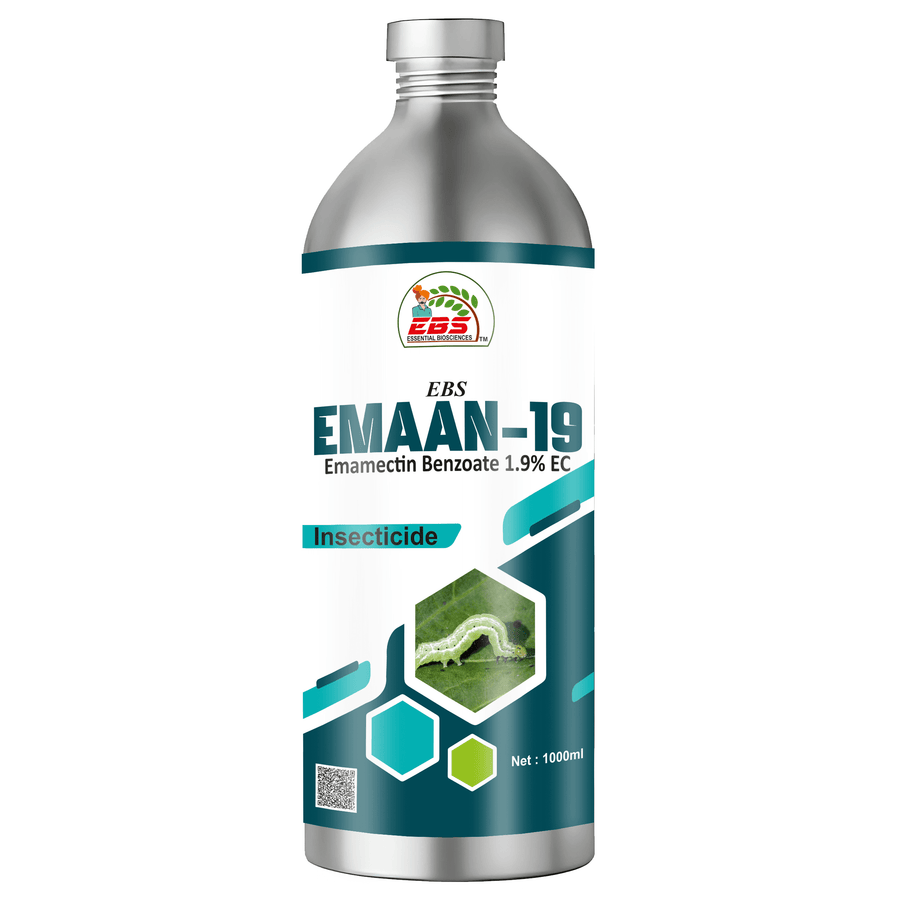 EBS Emaan-19 Emamectin Benzoate 1.9% EC Insecticide for Caterpillar Control