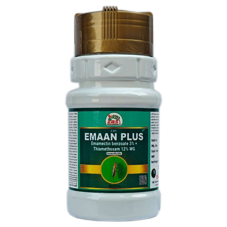 Emaan Plus Emamectin Benzoate 3.0% +Thiamethoxam 12.0% WG Broad Spectrum Insecticide