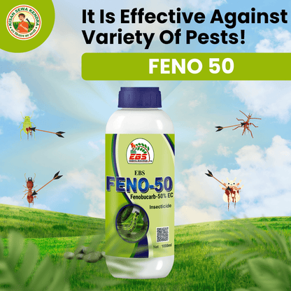 EBS Feno-50 Fenobucarb 50% EC insecticide bottle