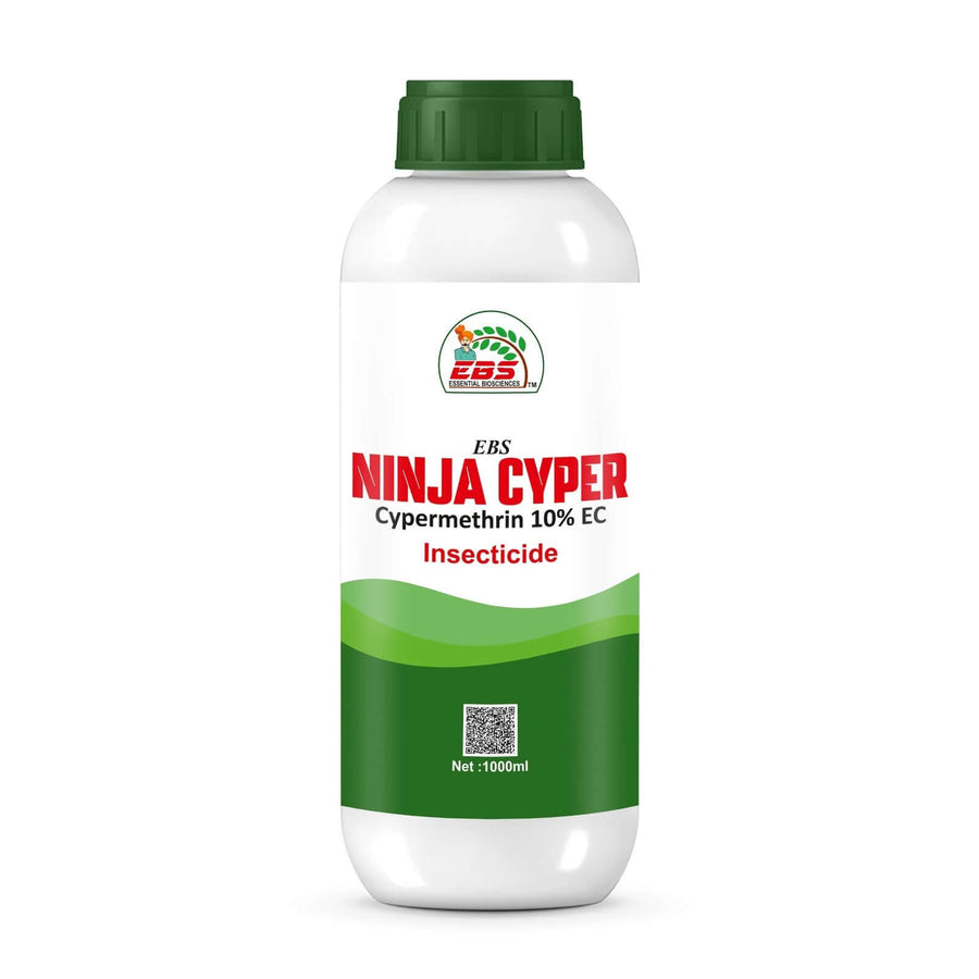 **EBS ನಿಂಜಾ ಸೈಪರ್ – Cypermethrin 10% EC ವೇಗವಾದ ಮತ್ತು ಪರಿಣಾಮಕಾರಿ ಕೀಟ ನಿಯಂತ್ರಣಕ್ಕಾಗಿ ಕೀಟನಾಶಕ**
