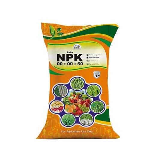 NPK 00:00:50 (Potassium Sulphate) Water Soluble Fertilizer, Resulting In Enhanced Color And Shining