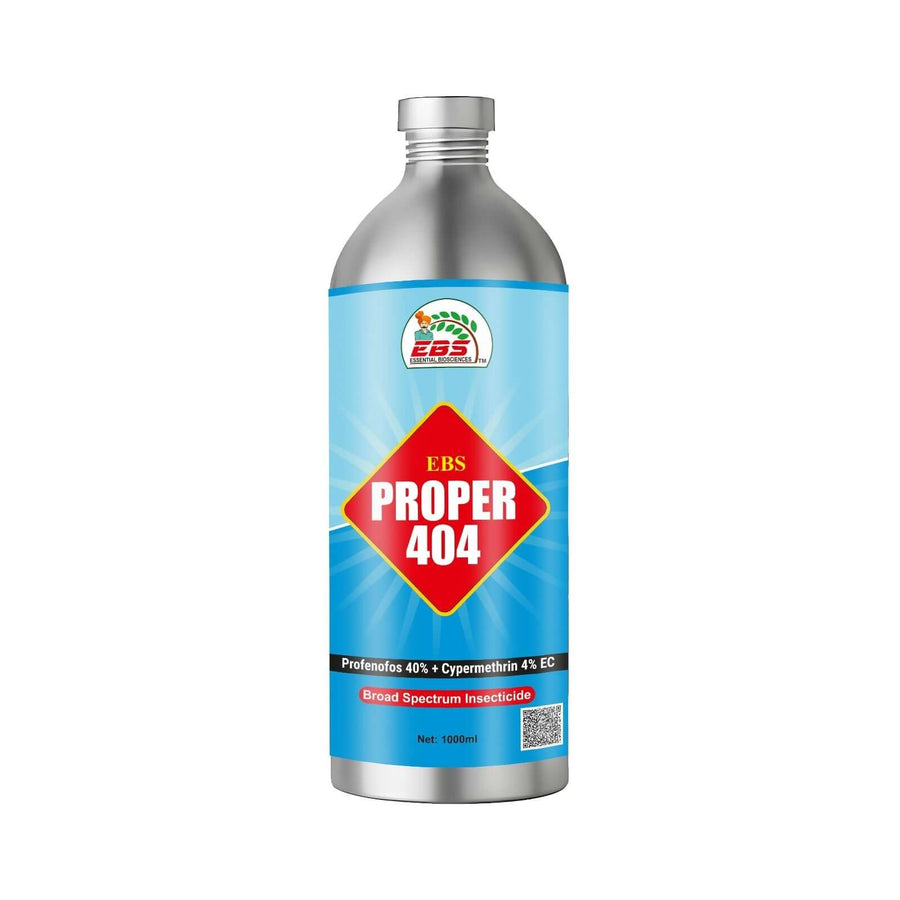 EBS Proper 404 – Profenophos 40% + Cypermethrin 4% EC Insecticide for Strong Pest Control