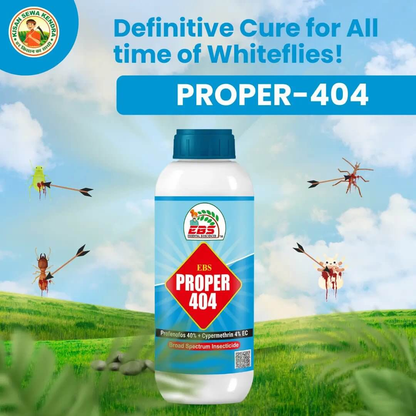 ईबीएस प्रॉपर 404 – प्रोफेनोफोस 40% + साइपरमेथ्रिन 4% ईसी कीटनाशक