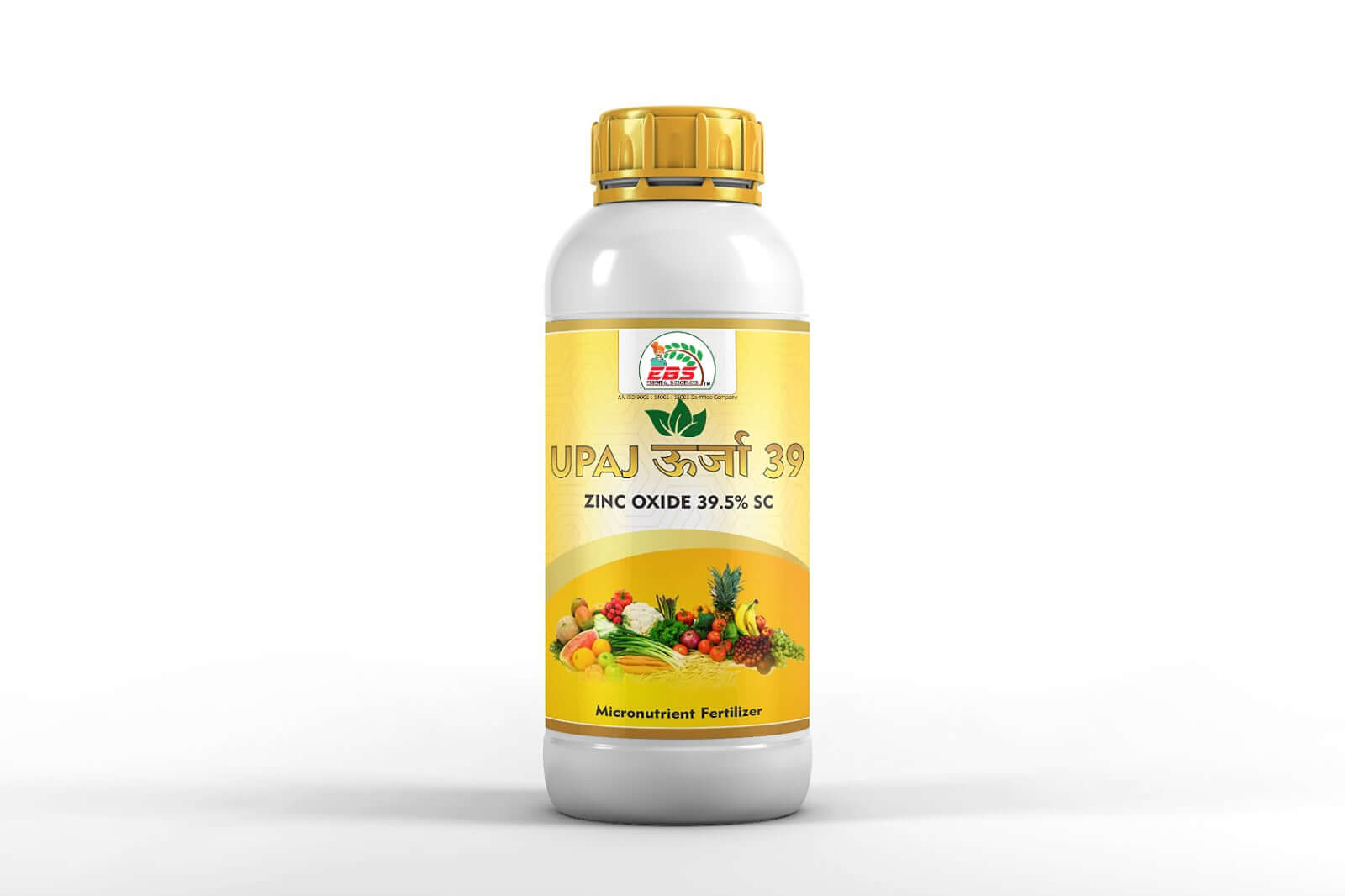 EBS UPAJ URJA Zinc Oxide 39.5% SC liquid zinc fertilizer for zinc deficiency correction in crops