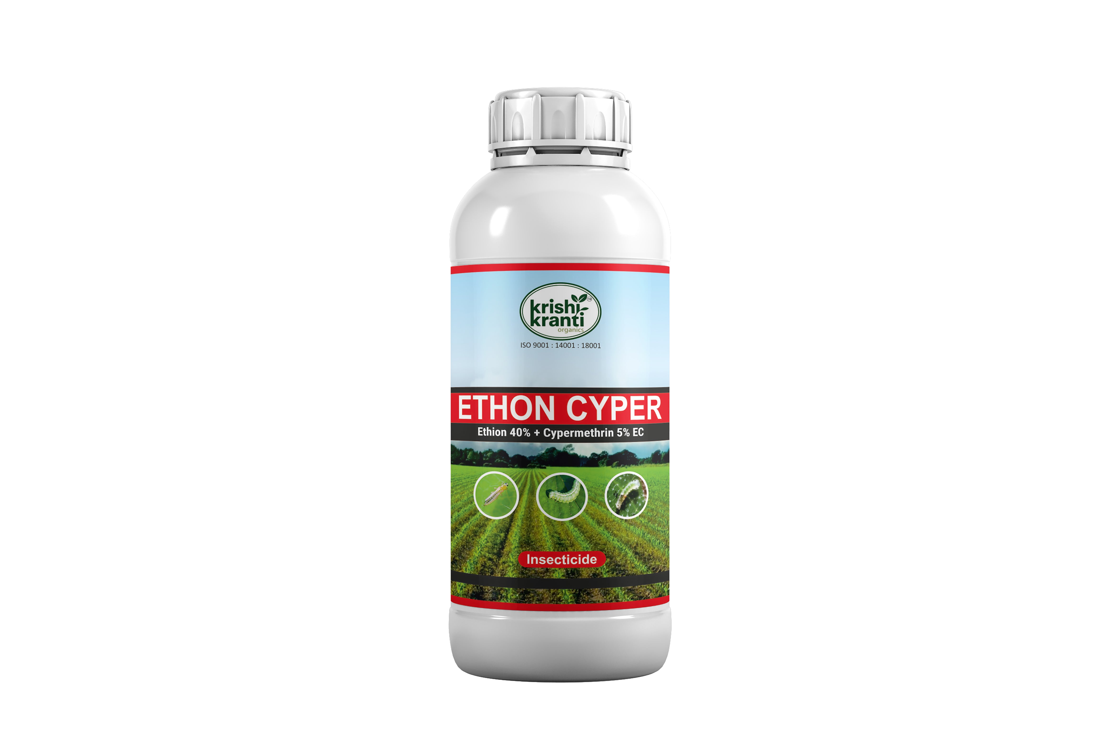 krishikranti Ethon Cyper | Ethion 40% + Cypermethrin 5% EC Insecticide ...