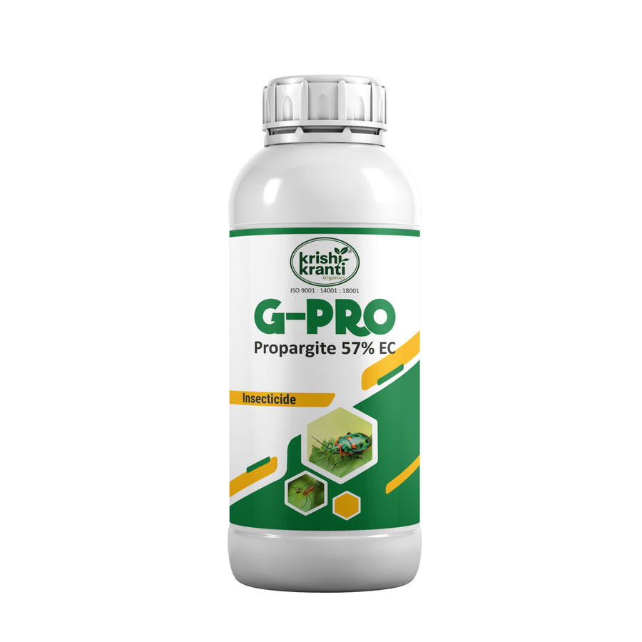 Krishikranti G-Pro Propargite 57% EC Acaricide (Miticide) for Red Spider Mites Control