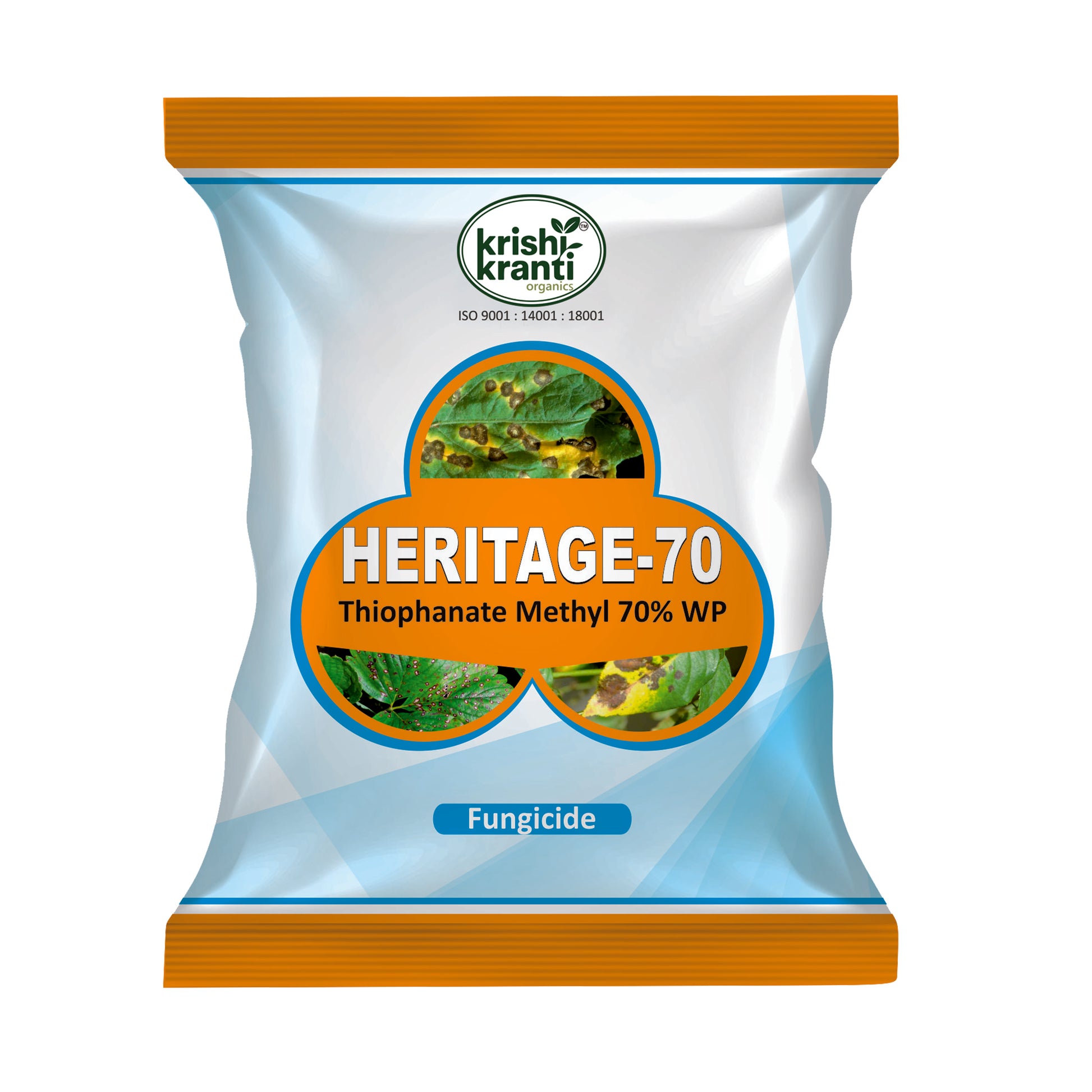 Heritage-70 Thiophanate Methyl 70% WP fungicide pack by Krishi Kranti