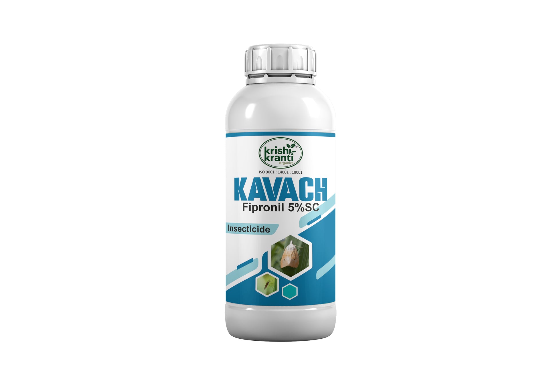 Krishikranti Neem Oil 1500 PPM organic insecticide bottle for plants and home garden pest control