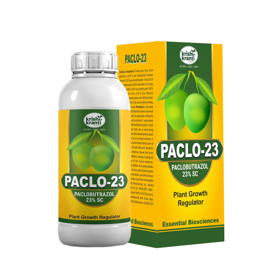 Krishikranti Paclo-23 Paclobutrazol 23% SC Plant Growth Regulator for Flowering & Growth Control