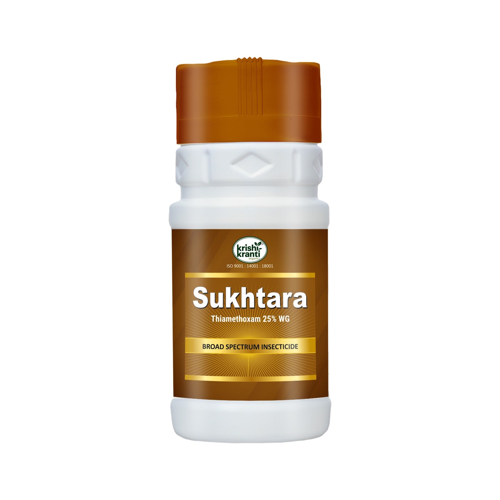 Krishikranti Sukhtara Thiamethoxam 25% WG broad spectrum insecticide for control of aphids, jassids, whiteflies and thrips in cotton, chilli, paddy and other crops