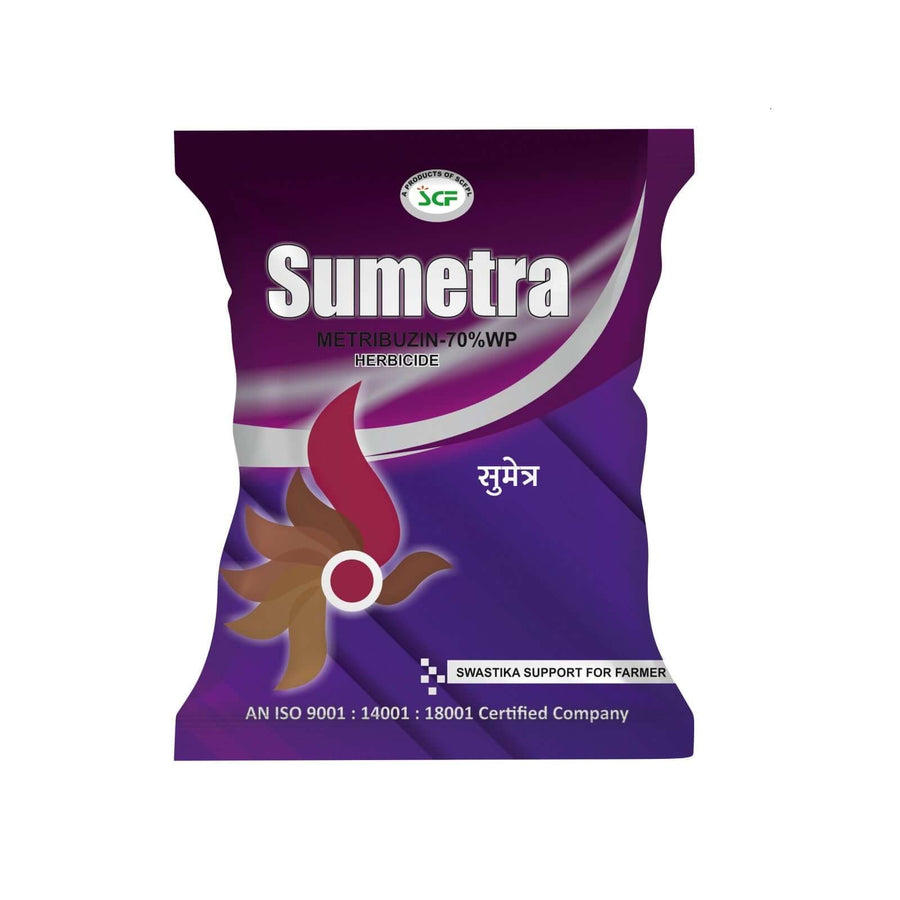 Krishikranti SUMETRA Metribuzin 70% WP Herbicide for Soybean, Potato & Wheat Weed Control