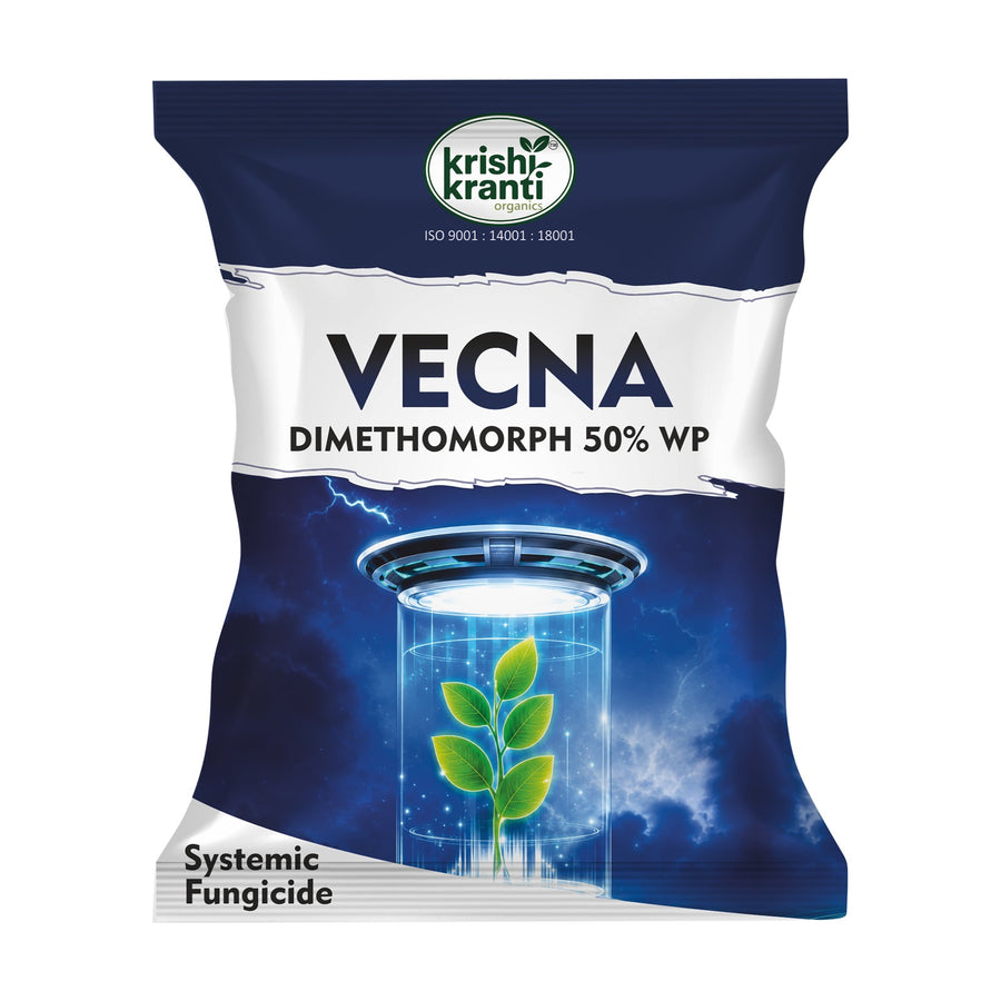 Krishikranti VECNA Dimethomorph 50% WP Fungicide, Effective Crop Protection