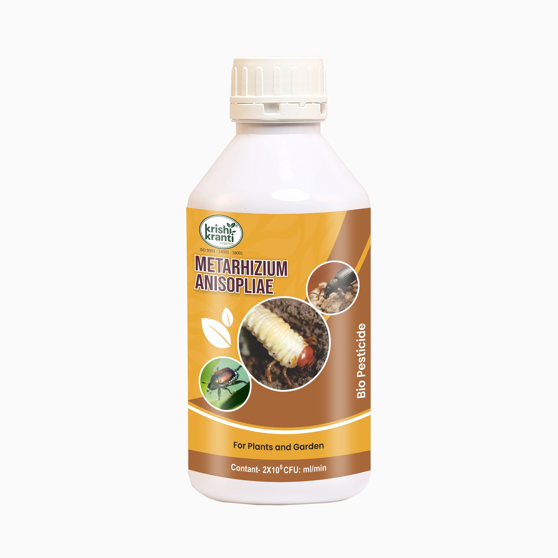 Krishi Kranti Metarhizium Anisopliae liquid bio-pesticide for soil insect and grub control