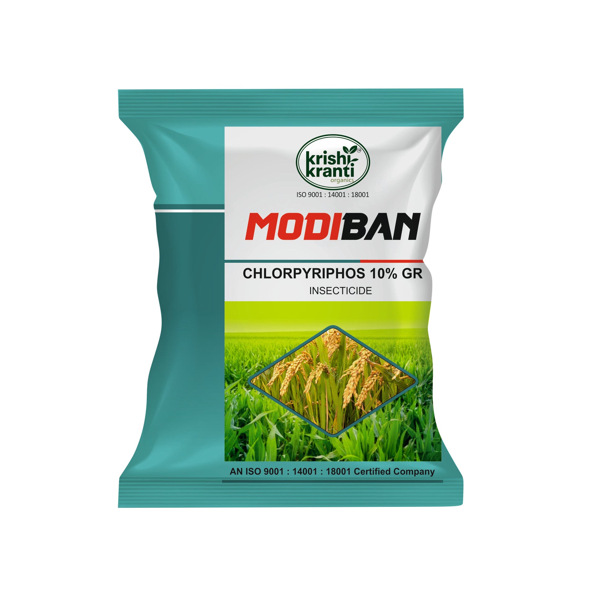 Krishi Kranti Modiban Chlorpyriphos 10% GR granular insecticide for rice and field crops