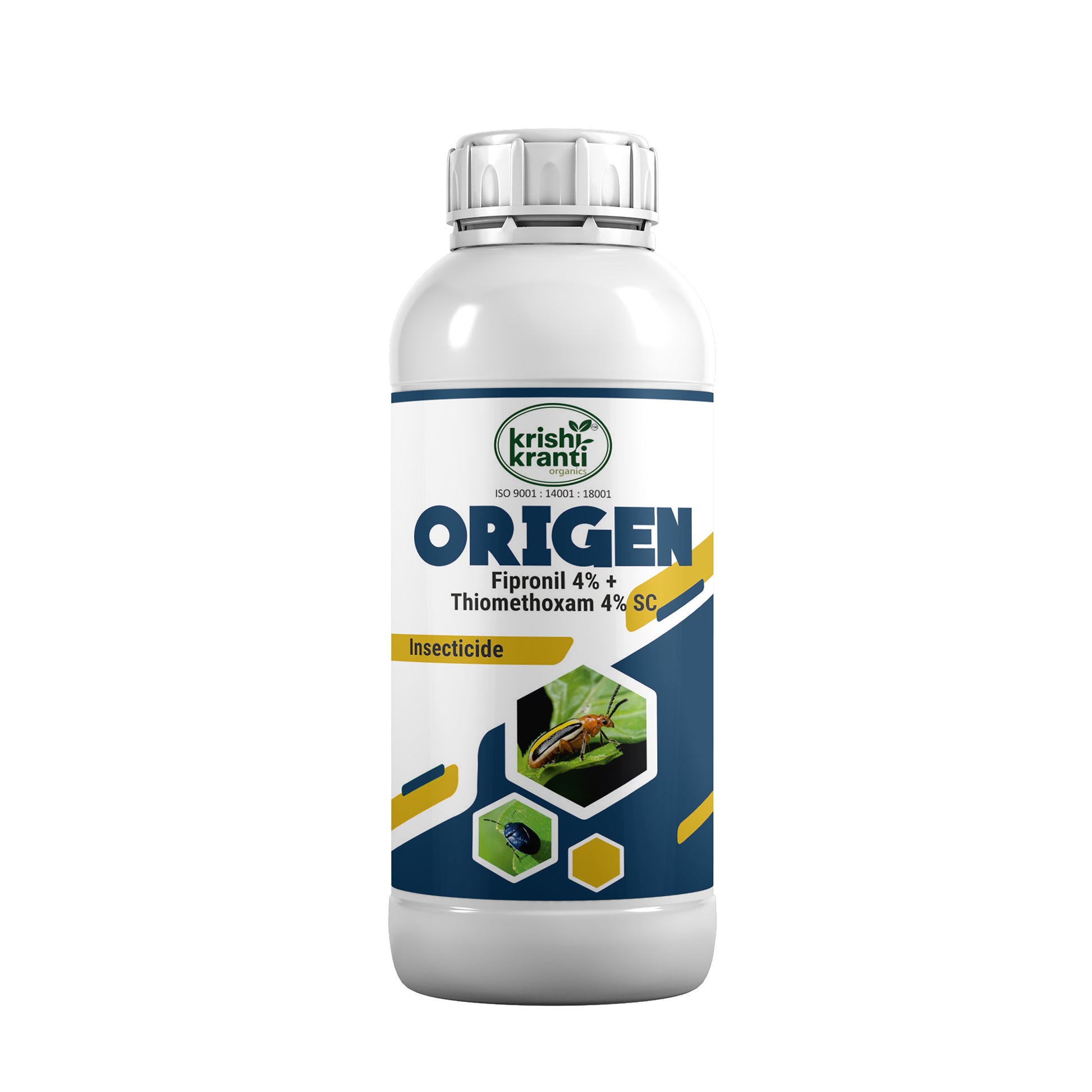 German 505 Chlorpyriphos 50% + Cypermethrin 5% EC Insecticide by Krishikranti Organics for effective control of termites, stem borers, bollworms, cutworms and other chewing and sucking pests in paddy, cotton, sugarcane and field crops.