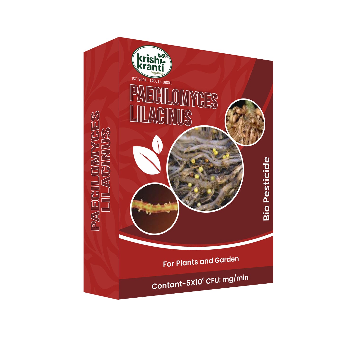 Krishi Kranti Paecilomyces Lilacinus bio-pesticide for nematode control in plants and garden soil