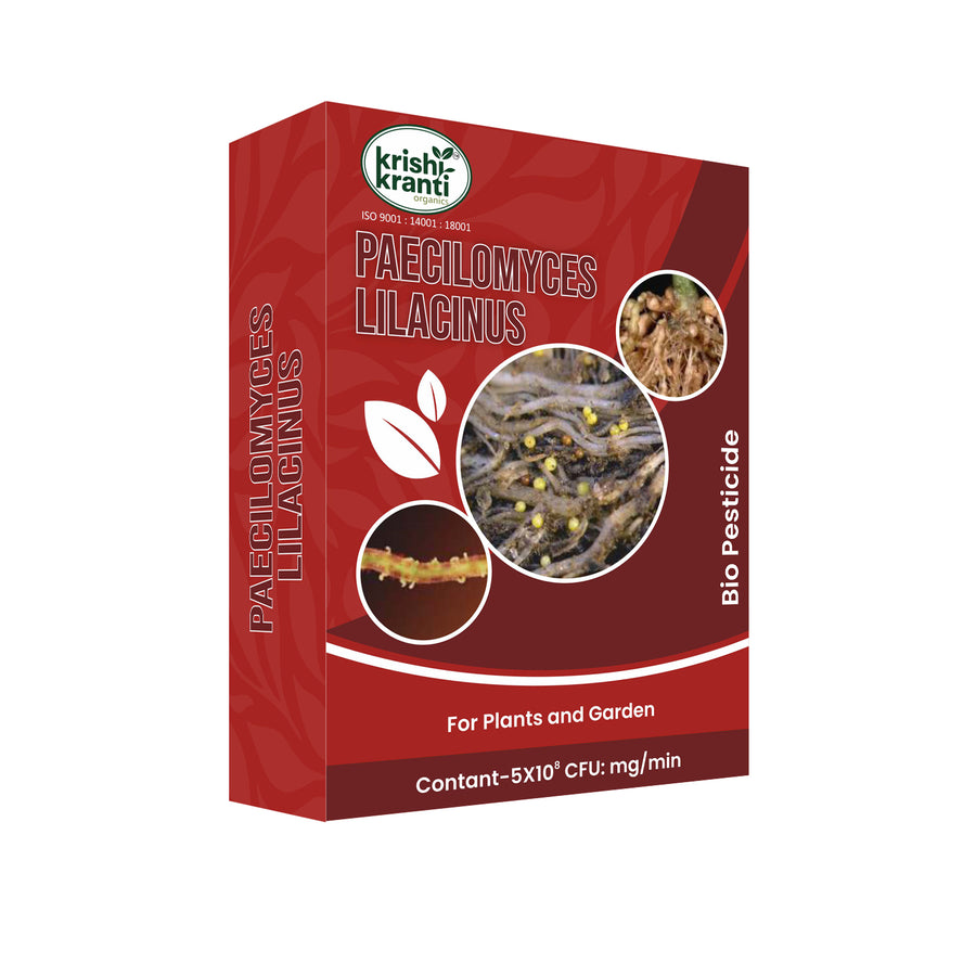 Krishikranti Paecilomyces Lilacinus Bio Insecticide | CFU 5×10⁸/ml | Nematode Control
