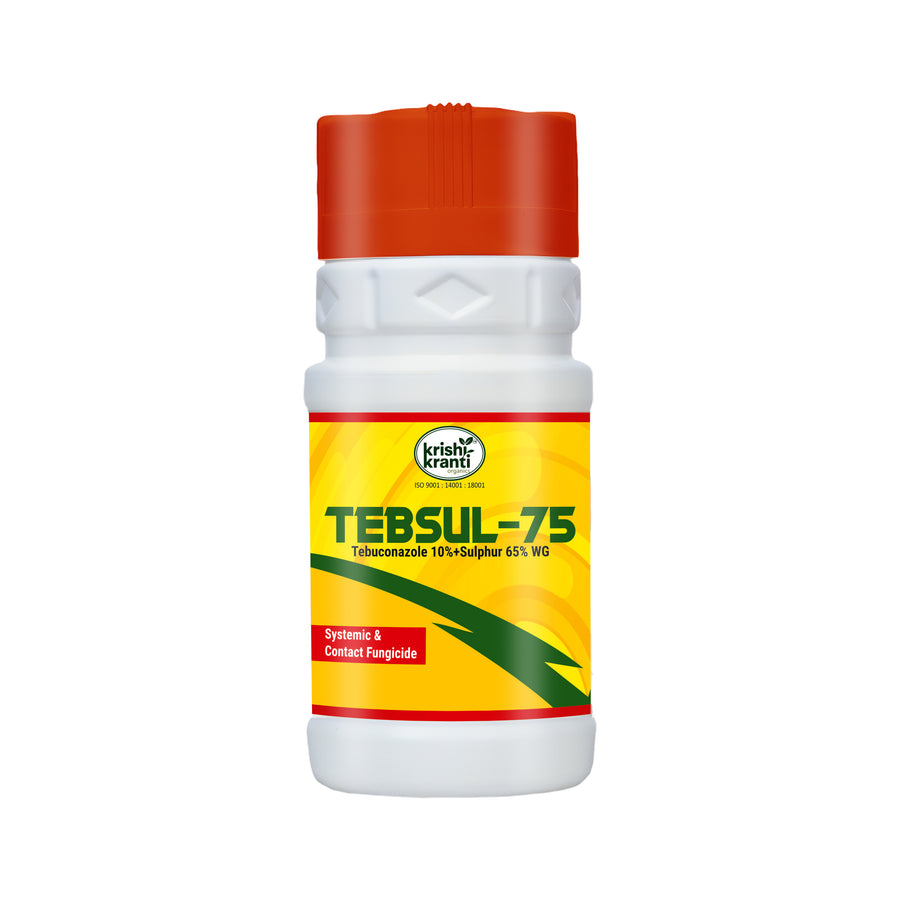 Krishikranti Tebsul-75 Tebuconazole 10% + Sulphur 65% Wg